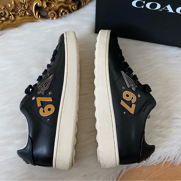 Coach Low Top Leather Sneakers - Picture 2 of 13